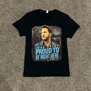 Luke Bryant 2021 “Proud To Be Right Here” Tour T-Shirt Women’s Size M